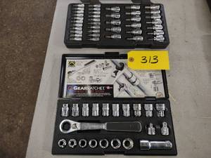 lot 313 image: Gear Wrench Vortex Socket System...