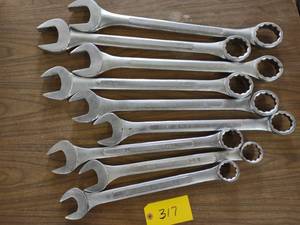 lot 317 image: Jumbo Wrench Set, 1 12 - 2 12...