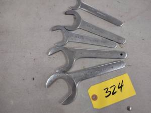 lot 324 image: Martin Thin Wrenches, 1 116 - 2 1...