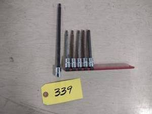 lot 339 image: Matco Long Torx Sockets...