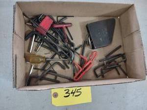 lot 345 image: Hex Keys...