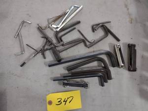 lot 347 image: Hex Keys...