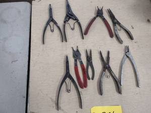 lot 351 image: Assorted Snap Ring Pliers...