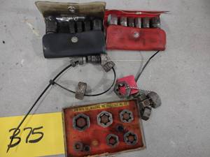 lot 375 image: Rethreading Taps & Dies...
