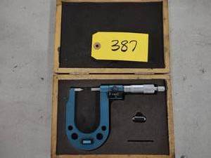 lot 387 image: Fowler Dial Rotor Micrometer .01mm...