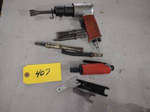 lot 407 image: Husky Air Chisel & Die Grinder...