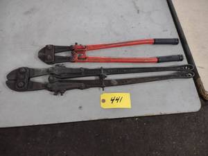 lot 441 image: (2) Bolt Cutters...