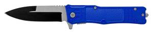 5 Tech Spec Folding Pocket Knife with Glass Breaker - Blue