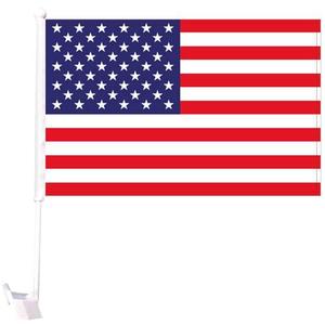 Car Window Flag USA Knitted