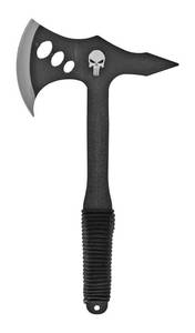 14 Punisher Skull Throwing Head Axe Hatchet - Black