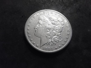 1884 S Morgan Silver Dollar