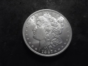 1887 Morgan Silver Dollar
