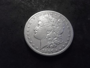 1897 S Morgan Silver Dollar