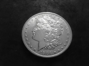 1904 O Morgan Silver Dollar