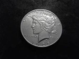 1928 S Silver Peace Dollar
