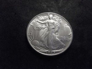 1945 Walking Liberty Half Dollar