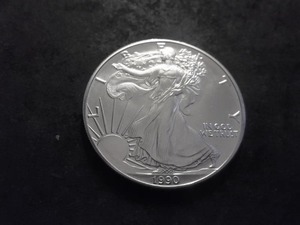 1990 US American Eagle Dollar 1Oz. 99.9 Fine MS From Unc. Roll Never Circulated