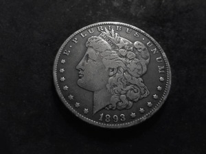 1893 CC Morgan Silver Dollar