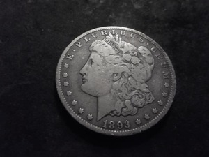 1893 O Morgan Silver Dollar