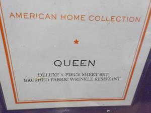 lot 24 image: Oeko-Tex queen size sheet set