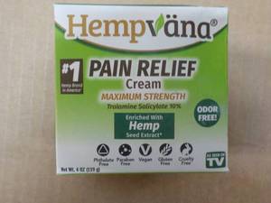 lot 96 image: 4 oz. Hempvana Pain Relief cream