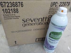 lot 140 image: Seventh Generation 13.9 oz. disinfectant spray