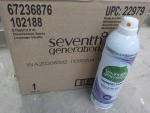 lot 141 image: Seventh Generation 13.9 oz. disinfectant spray