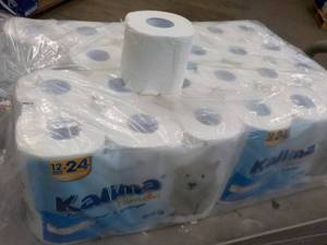 lot 146 image: 96 rolls Kalima 2 ply toilet paper.