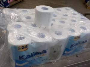 lot 147 image: 96 rolls Kalima 2 ply toilet paper.