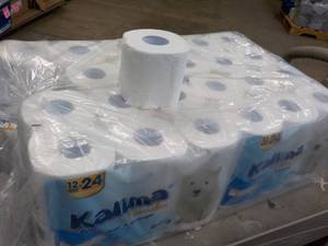 lot 148 image: 96 rolls Kalima 2 ply toilet paper.