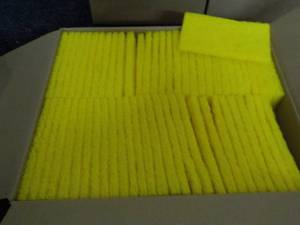 lot 172 image: 60 3x5 cleaning pads.