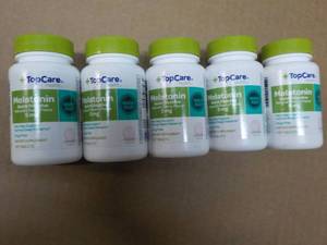 lot 176 image: 5 120 count tablets Melatonin