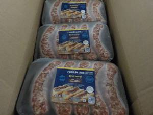 lot 199 image: Food Lion classic bratwurst