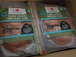 lot 221 image: Applegate Slow Cooked uncured ham