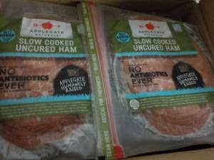 lot 222 image: Applegate Slow Cooked uncured ham