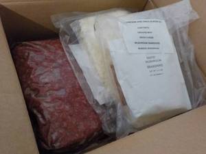lot 249 image: Mushroom and Swiss Burger Kit