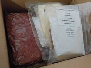 lot 252 image: Mushroom and Swiss Burger Kit