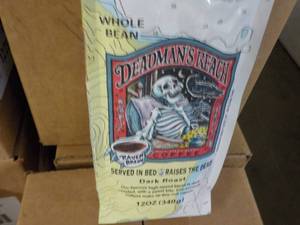 lot 276 image: Ravens Brew whole bean coffee