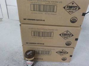 lot 282 image: Forto vanilla latte coffee shots
