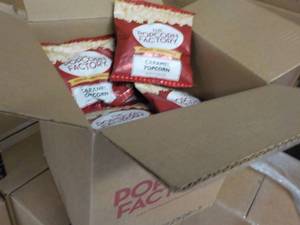 lot 294 image: The Popcorn Factory caramel popcorn