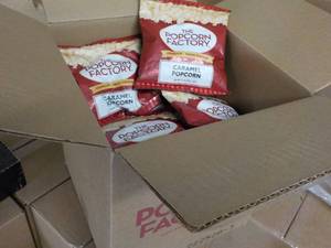 lot 295 image: The Popcorn Factory caramel popcorn