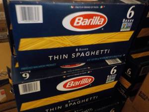 lot 302 image: Barilla thin spaghetti