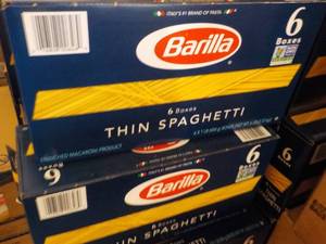 lot 304 image: Barilla thin spaghetti