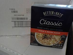 lot 316 image: Better Oats classic instant oatmeal