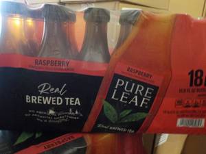 lot 361 image: Pure Leaf raspberry brewed tea