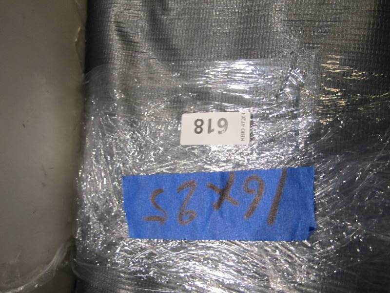 lot 227 image: NEW Vinyl Tarp - 16 x 25  Black  White Vinyl tarp - 9 oz. Lightweight Duty