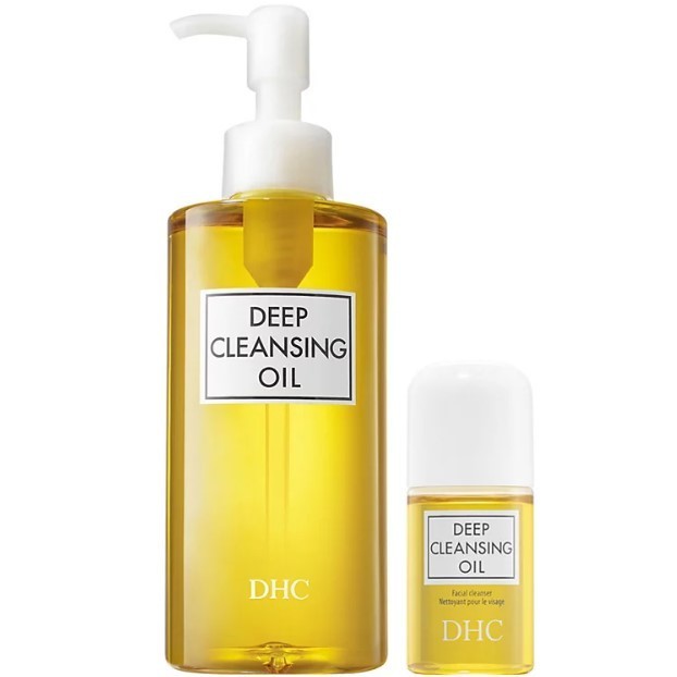 lot 319 image: NEW DHC Deep Cleansing Oil Facial Cleanser (6.7 fl. oz. and 1 fl. oz.)