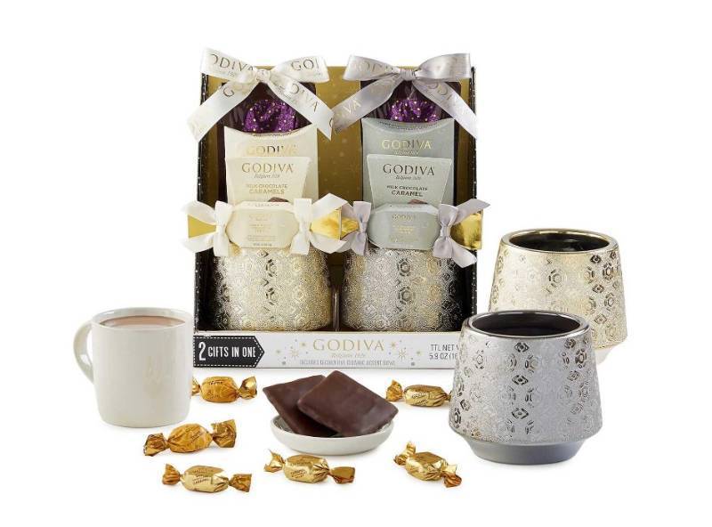 lot 322 image: NEW Godiva Holiday Hot Chocolate 2-in-1 Gift Breakapart