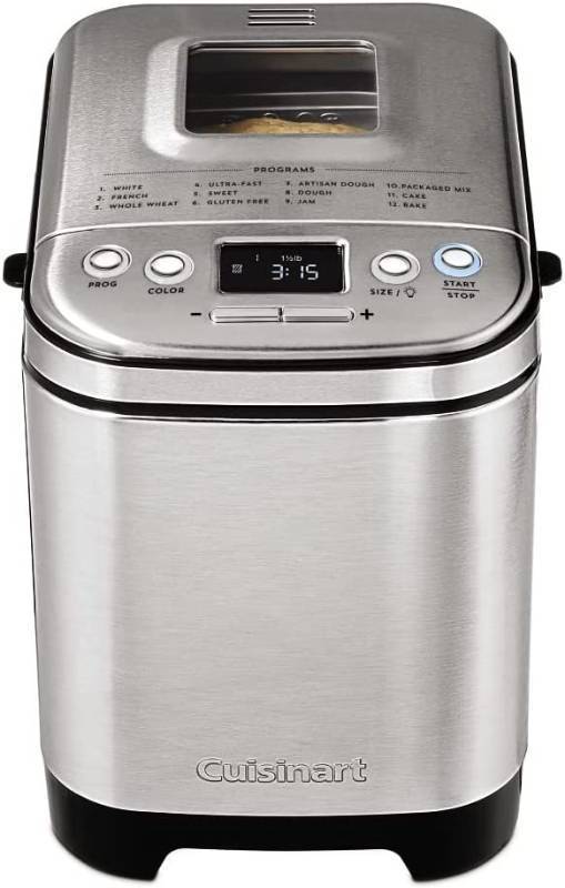 lot 391 image: NEW Cuisinart Bread Maker, Up To 2lb Loaf, New Compact Automatic