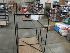 lot 114 image: Metal Frame Welded to Pallet - Perfect for Placing Tools, Rugs, umbrellas, or to build on